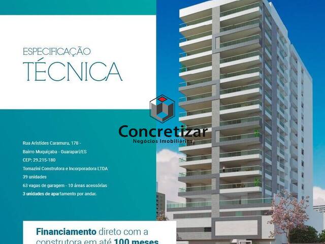 #AP00474 - Apartamento para Venda em Guarapari - ES